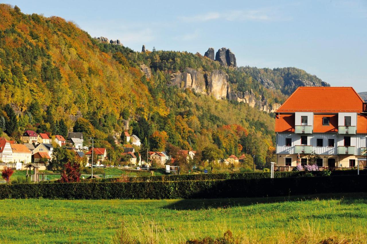 Aparthotel Faehrmannhaus Bad Schandau Exterior foto
